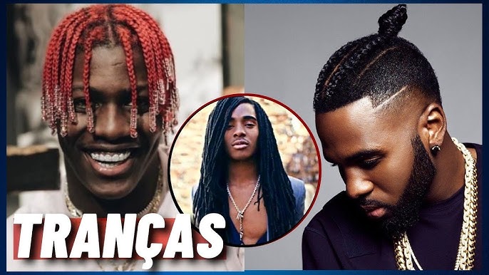 Estilos de TRANÇA NAGÔ Masculinas - Homem negro Box braids Twist Dread  Rastafare Mens fashion 