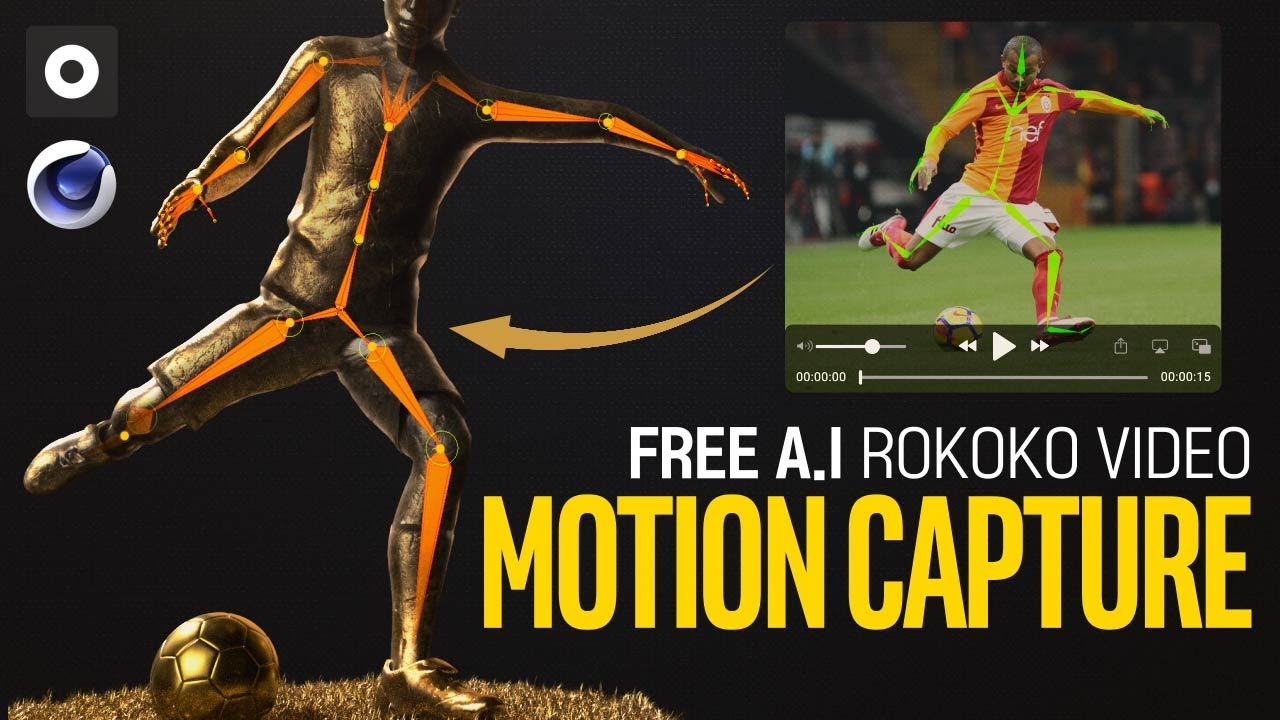 Rokoko Video Free AI Motion Capture with Mixamo and Cinema 4D l Rokoko AI  자동리깅 - YouTube