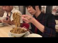 大食い→肉汁麺ススム レベルMAX食べた。with自由人さん Eating roast pork ramen and rice