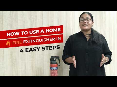 How to Use a Home Fire Extinguisher | Quick and Easy Guide | Ceasefire Home Fire Safety Solutions