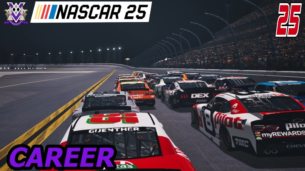 Penalty for Track Extending? In NASCAR!? NASCAR 25 Career Mode Part 25
