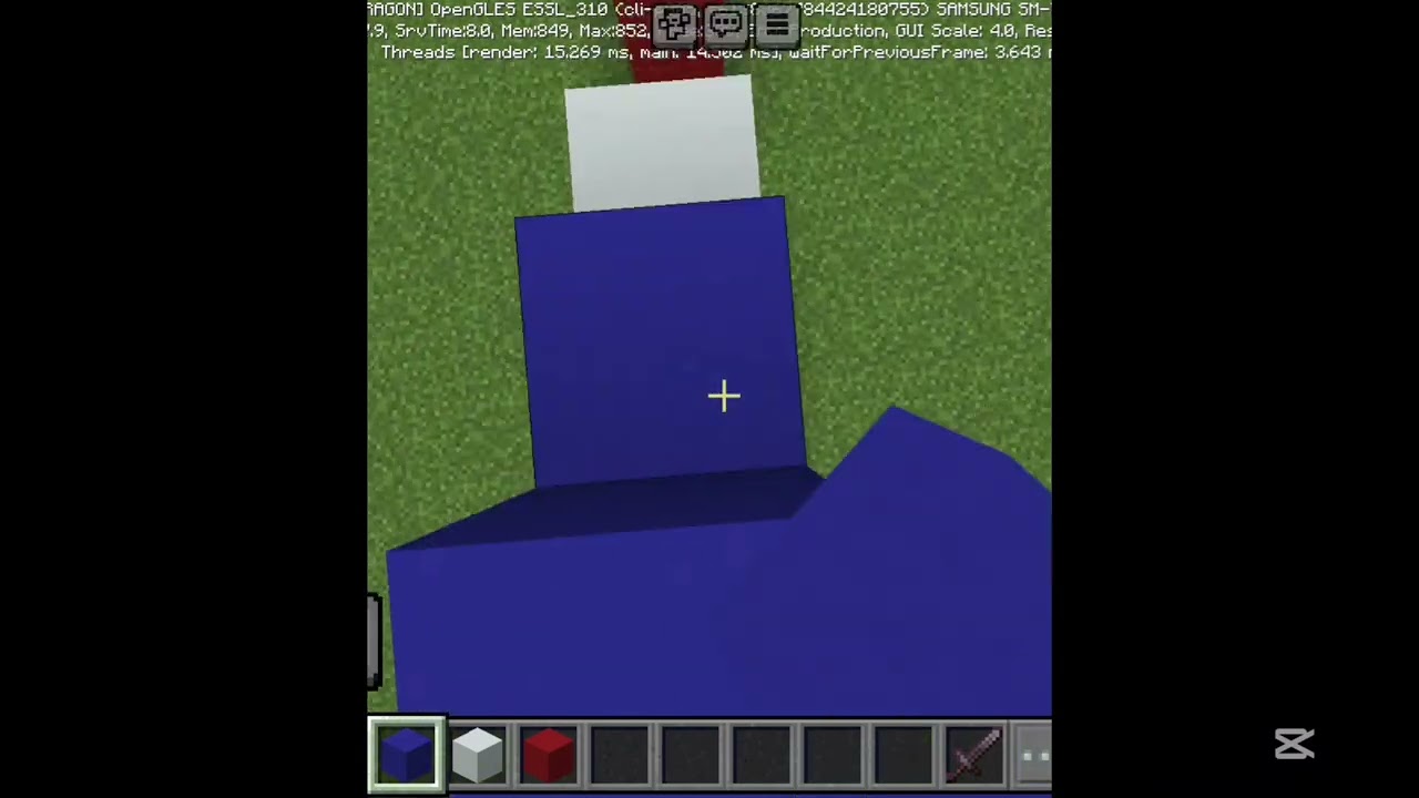 Norway flag in minecraft