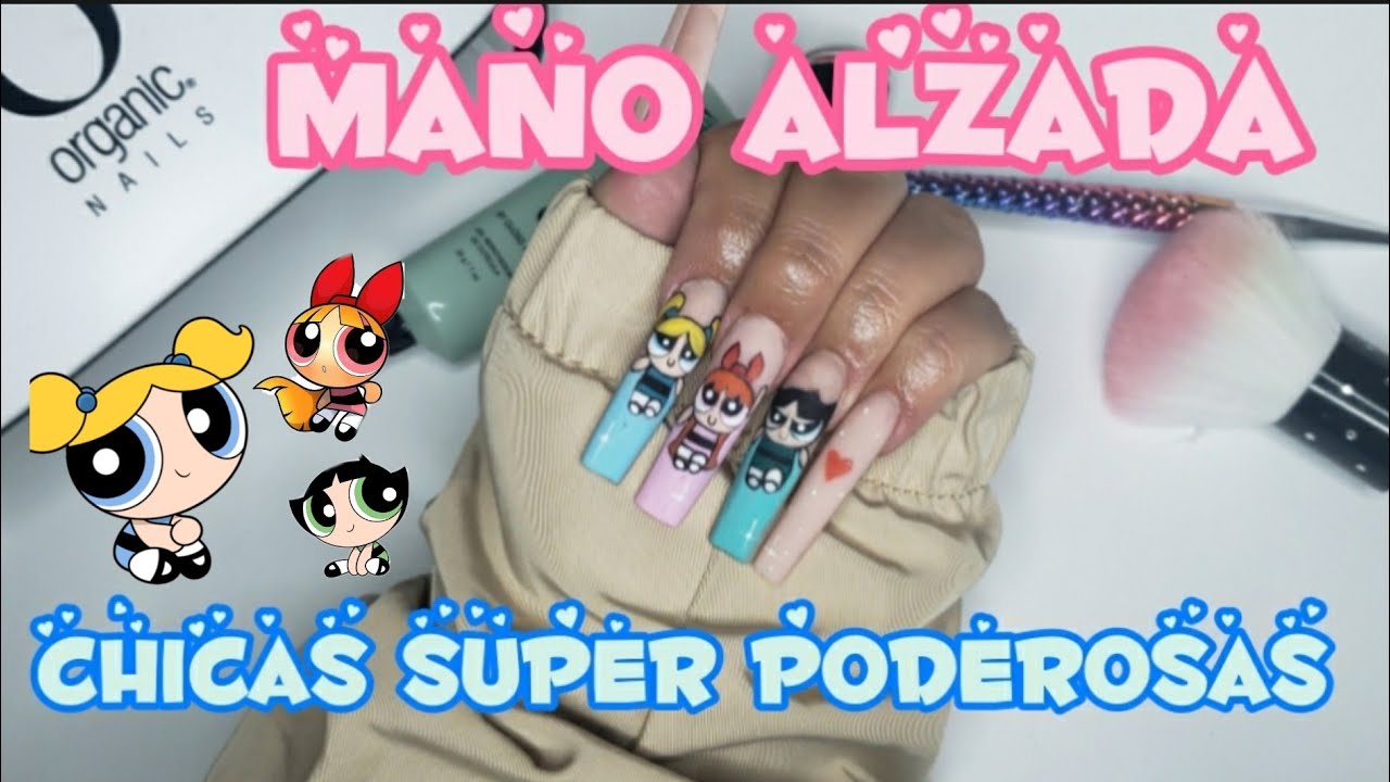 UÑAS CHICAS SUPER PODEROSAS A MANO ALZADA. / NAIL ART / - thptnganamst.edu.vn