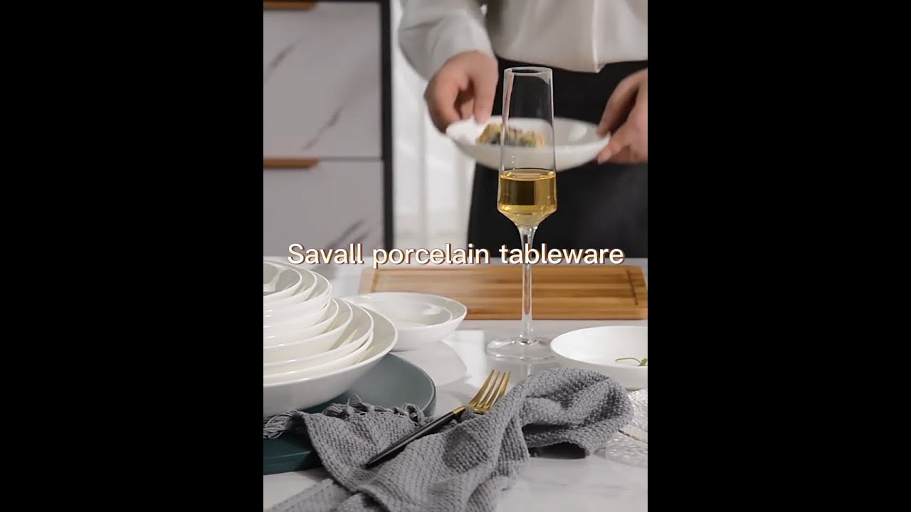 Customized white dinner sets manufacturers From China | Savall