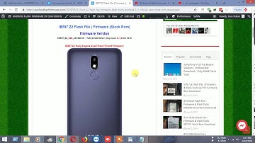 IBRIT Z2 Flash File | Firmware & Flash Tools Android 8.1 Official Care Stock Rom Download