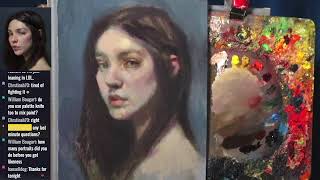 Portrait Painting LIVE! | How To Paint 'Realistic'