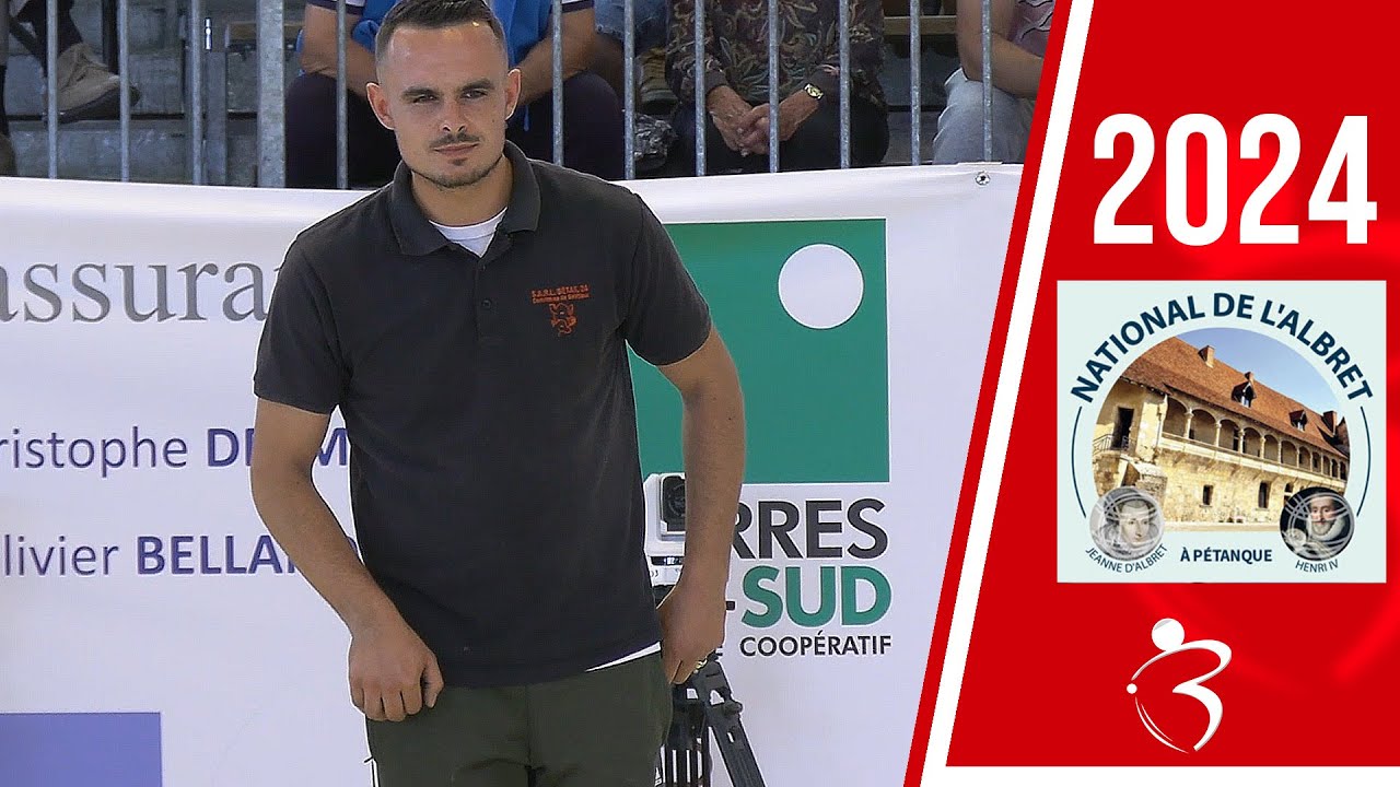 Miniature : Finale LOUSTALOT vs DEBORD : National triplette mixte à pétanque de l’Albret 2024 à Nérac