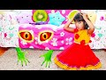 Ashu and Monster under Sofa pretend play Children's story