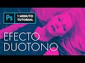 EFECTO DUOTONO EN 1 MINUTO - ADOBE PHOTOSHOP | Tutorial Diseño Gráfico