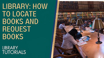 How to locate books and request books