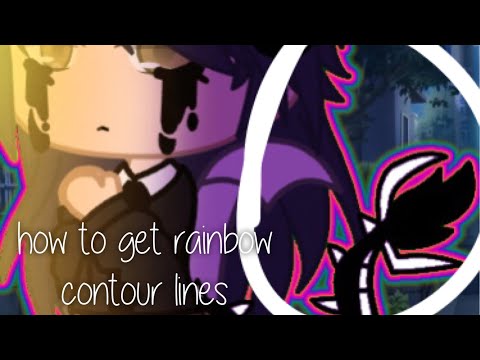 How to get rainbow contour lines in alight motion//requested tutorial//