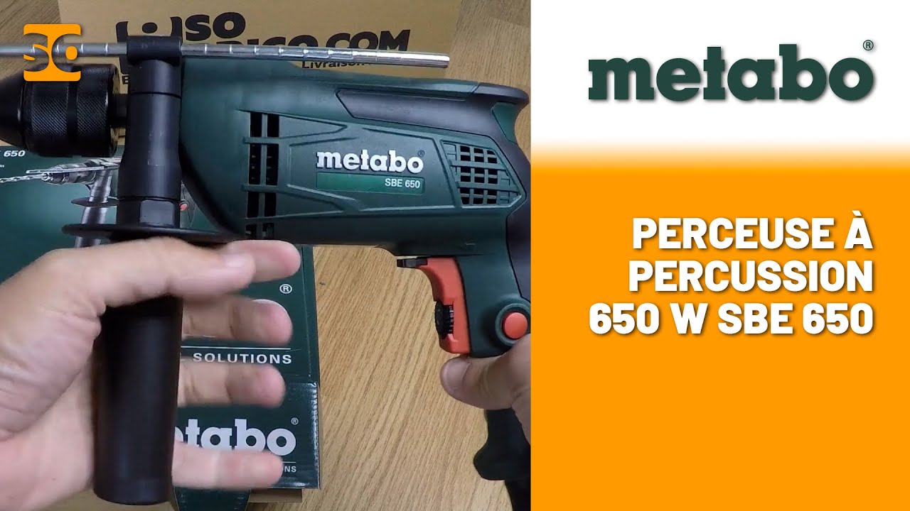 Perceuse à percussion Metabo SBE 650 : test et avis - meilleur prix