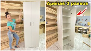 Armário Planejado com Apenas 3 Passos. Agora ficou muito fácil fazer seu próprio móvel.