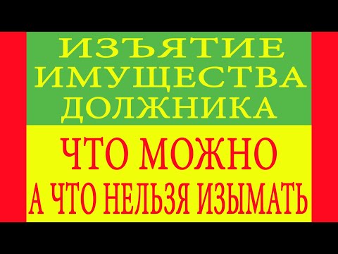 Изъятие имущества должника: что можно, а что нельзя изымать