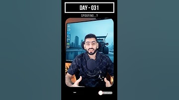 What is Spoofing? | Day-31 #cybersecurity #spoofing