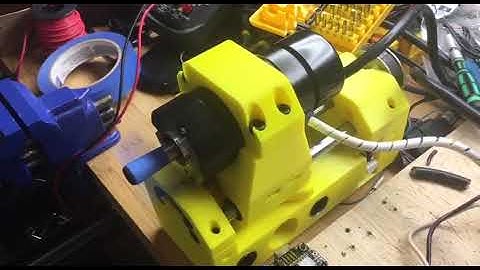 CNC Spindle Motor RPM Test