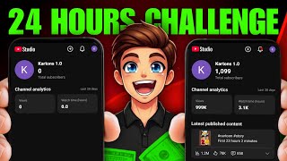 1,000 Subscriber In 24 Hours Is It Possible? Shocking Result