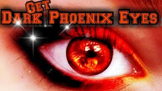 تغيير لون العين الى  اللون الذهبي الناري Fast Dark Phoenix eye's Subliminal