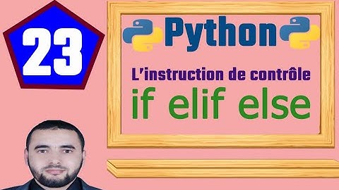 23 - Python [ Darija ] - L