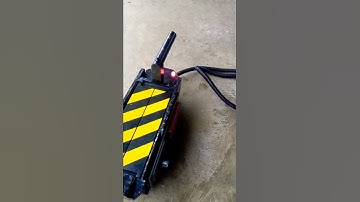 Modified Spirit Halloween Ghostbusters ghost trap green slimer smoke