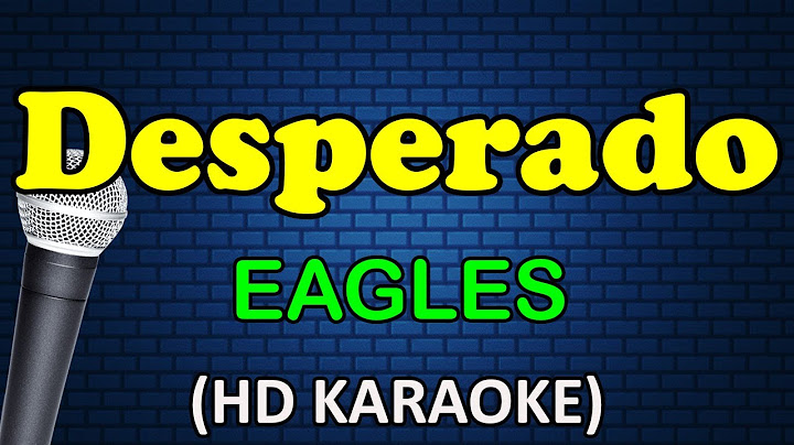 Desperado Instrumental version - Instrumental performance video thumbnail