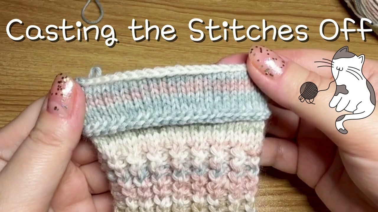 How to Cast Off Stitches in Knitting Fast Easy & Beautiful! Perfect every time! #how #craft