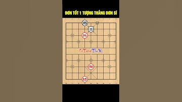 Cờ tàn thực chiến | ĐƠN TỐT 1 TƯỢNG THẮNG ĐƠN SĨ #cotuongthuvi #cotanthucchien #cothethuvi #shorts