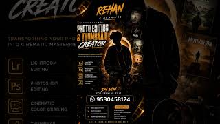 Cinematic Thumbnail Designer For YouTube &amp; Instagram | Reihan Cinematics