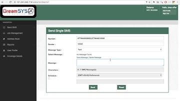 How to Send Websms using our SMS Gateway