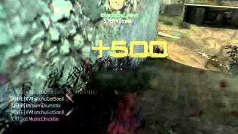 Call of Duty MW3 7 kill Streak Feed in AoN