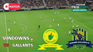 Mamelodi Sundowns vs Marumo Gallants | African Premiership 2026 Simulation | eFootball PES Gameplay