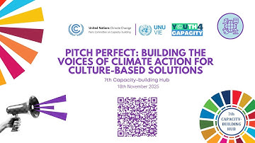 Capacity-building Hub Pitch Perfect Building the Voices of Climate Action -Culture-Based Solutions