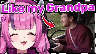 Mousey can't Stop Laughing when She Realized that Connor Drives like Her Grandpa