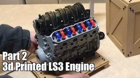 3D Printer Challenge #2 - LS3 Engine Part 2
