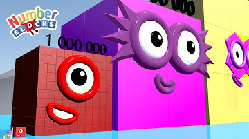 Looking for Numberblocks Step Squad 1 to 1331 BILLION HUGE Standing Tall Number Pattern