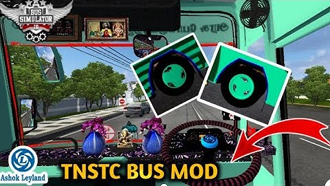 Download || 🔥 ASHOK leyland TNSTC bus mod for BUSSID || Bus simulator game