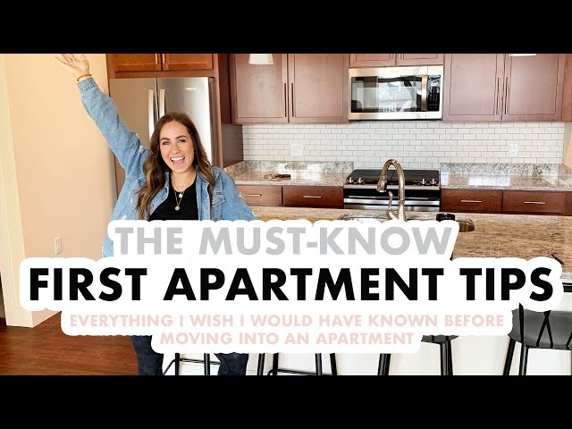 The Ultimate First Apartment Checklist: Everything I Own & Love In My  Apartment - By Sophia Lee