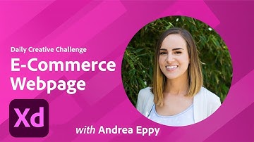 XD Daily Creative Challenge - E-Commerce Webpage | Adobe Creative Cloud