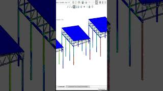 бетон в опорах навеса плохо или хорошо трубобетон #3d #solidworks