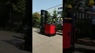 Flexible 2.0ton Stand Up Electric Reach Truck Forklift