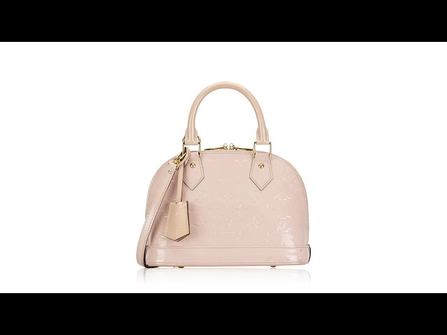 Louis Vuitton Monogram Vernis Alma BB in Rose Angelique - Domesticated Me