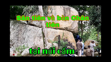 Bàn chân Tiên tại Núi Cấm