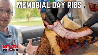 Smoking Ribs on Memorial Day Pork Beef Back Ribs on the Traeger Woodridge Pro