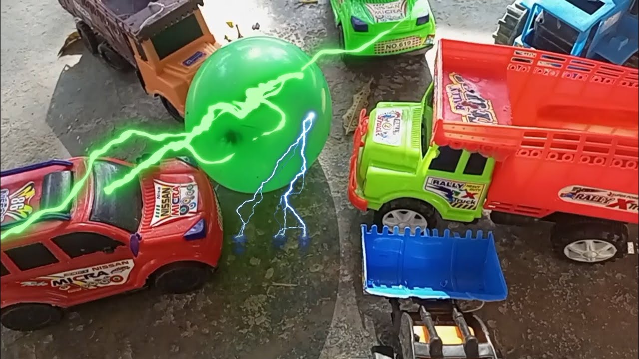 kids-play-with-balloons-vehicle-gadi-wala-cartoon-bachho-ke-khilauna