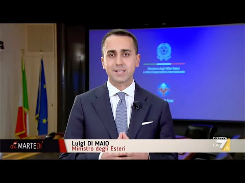 Luigi Di Maio ospite a DiMartedì La7 1/03/2022