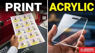 ✨ Best Acrylic ID Card Making Method for Printing | AbhishekID.com