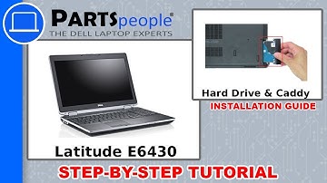 Dell Latitude E6430 (P25G001) Hard Drive & Caddy How-To Video Tutorial