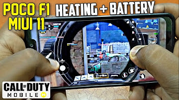 POCO F1 MIUI 11: Call Of Duty Mobile | Heating | Graphic | Battery Test 🔥