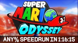 Super Mario Odyssey Any% Speedrun in 1:16:15