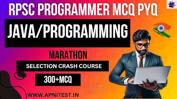 RPSC PROGRAMMER 2024| JAVA/PROGRAMMING | MARATHON |APNITEST